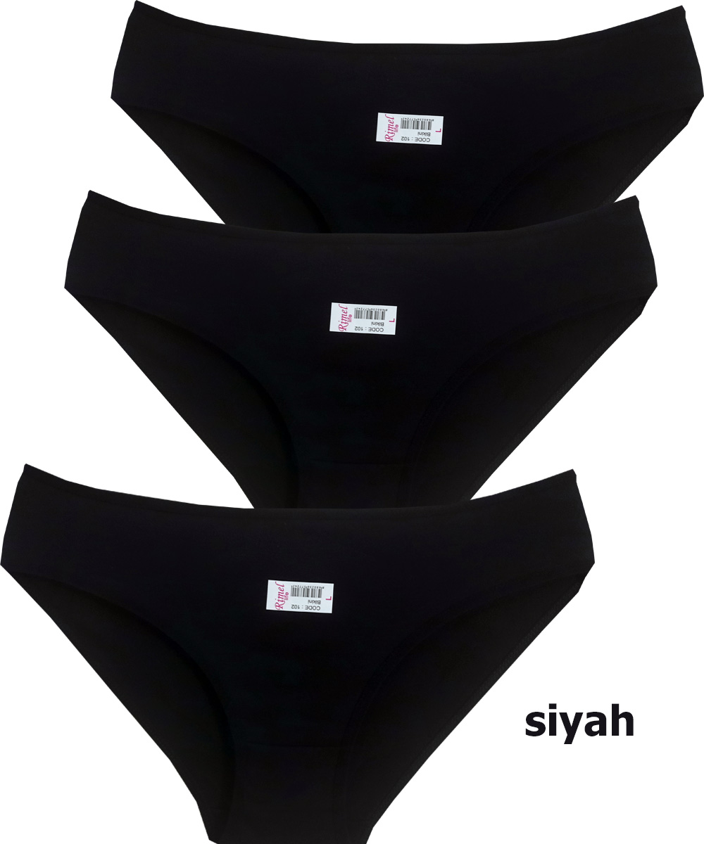 Rimel Life (M-L-XL) Kadın Bikini Külot 12 Adet